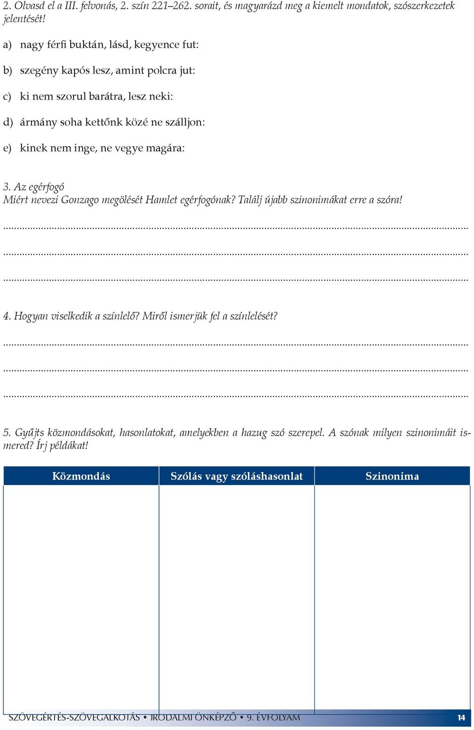 Szövegértés szövegalkotás - PDF Ingyenes letöltés