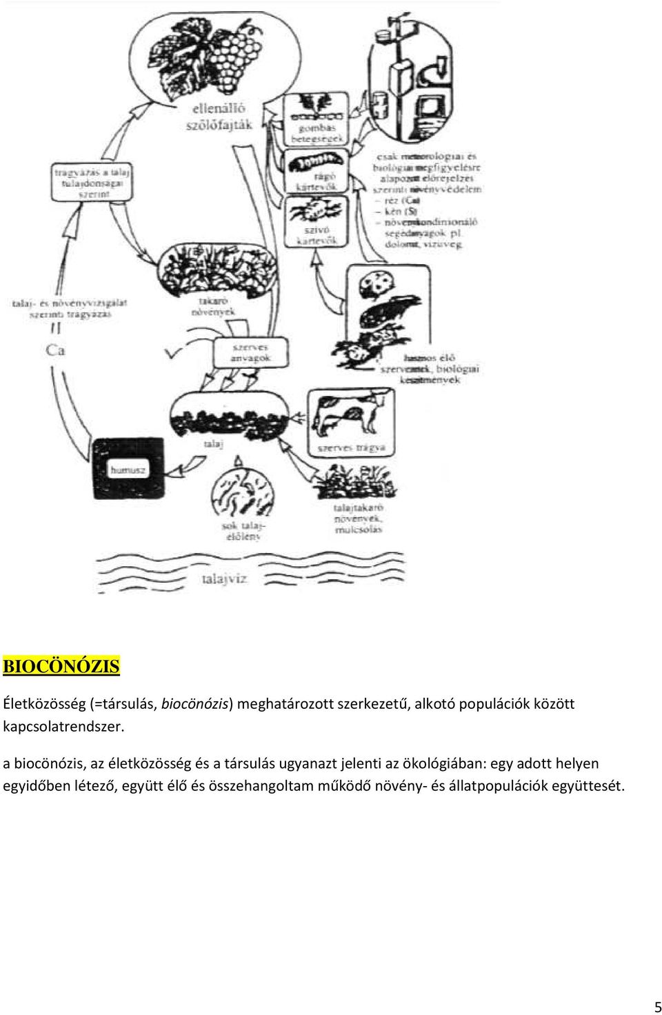 a biocönózis, az életközösség és a társulás ugyanazt jelenti az ökológiában: