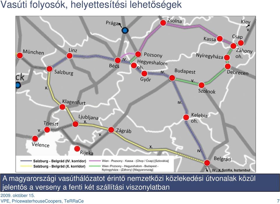 közlekedési útvonalak közül jelentıs a verseny a