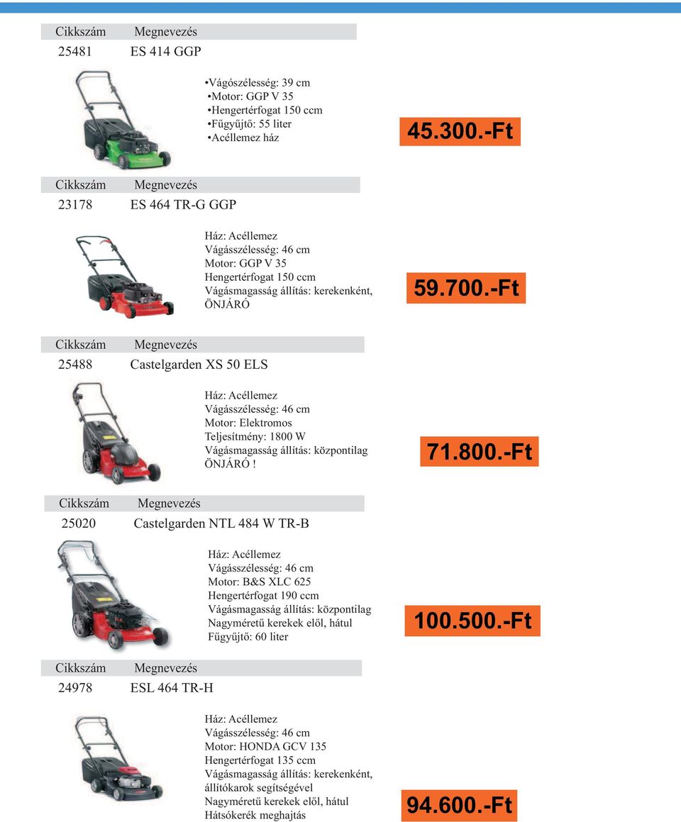 Motor: Elektromos Teljesítmény: 1800 W ÖNJÁRÓ!