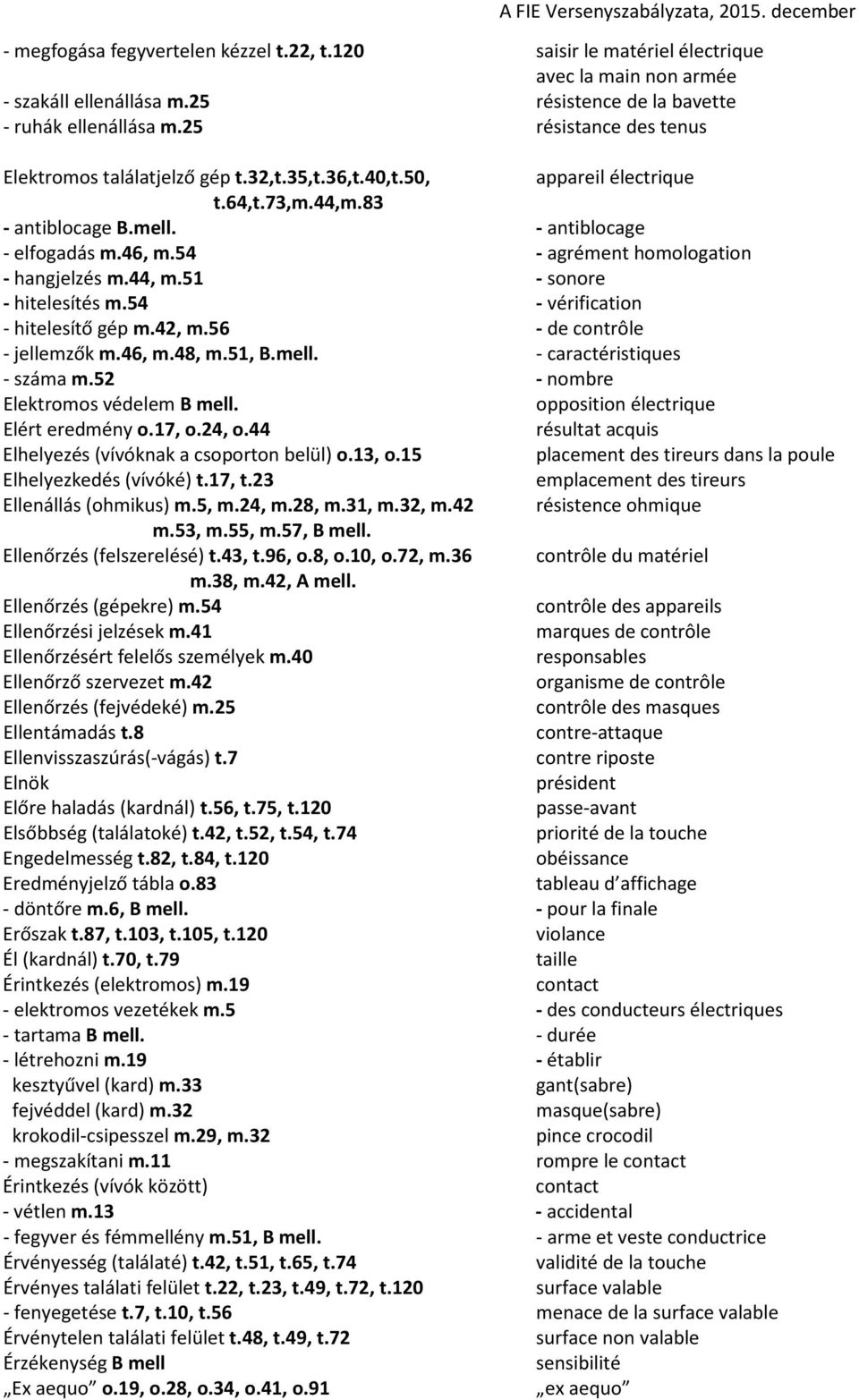 54 - agrément homologation - hangjelzés m.44, m.51 - sonore - hitelesítés m.54 - vérification - hitelesítő gép m.42, m.56 - de contrôle - jellemzők m.46, m.48, m.51, B.mell.