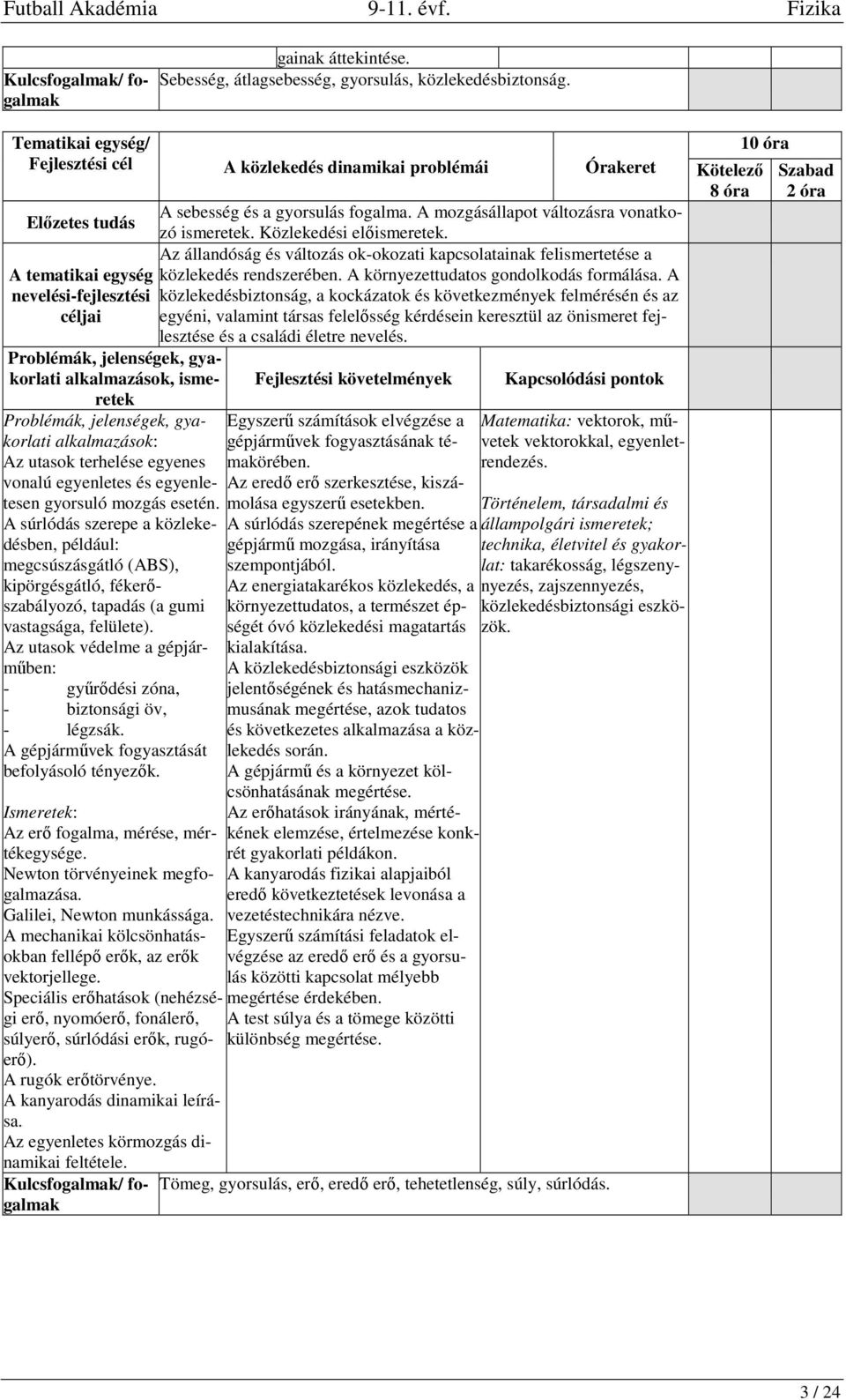 A súrlódás szerepe a közlekedésben, például: megcsúszásgátló (ABS), kipörgésgátló, fékerőszabályozó, tapadás (a gumi vastagsága, felülete).