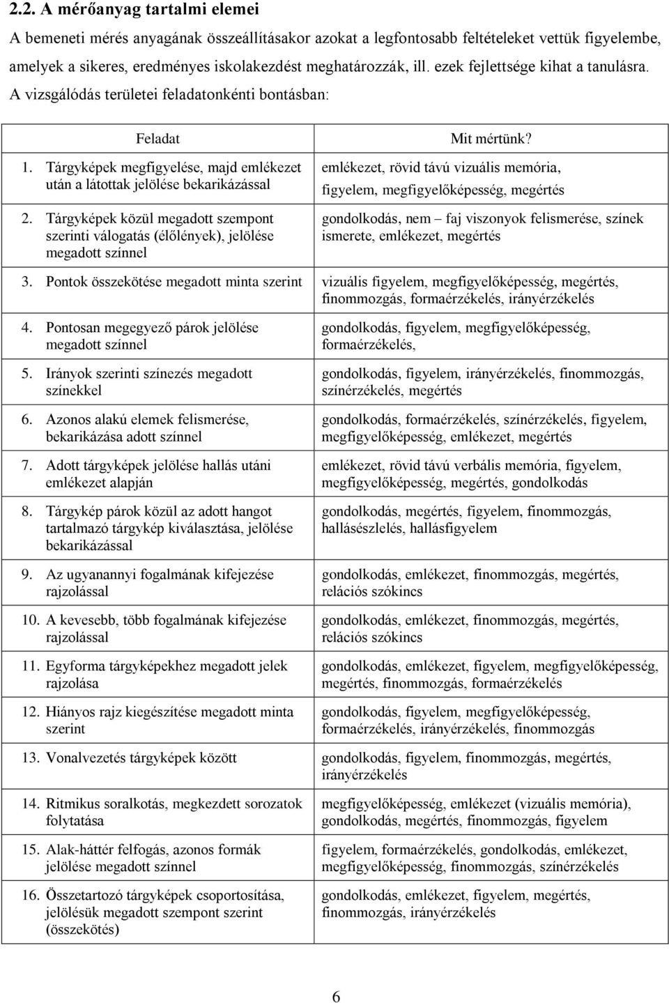 Tárgyképek közül megadott szempont szerinti válogatás (élőlények), jelölése megadott színnel Mit mértünk?