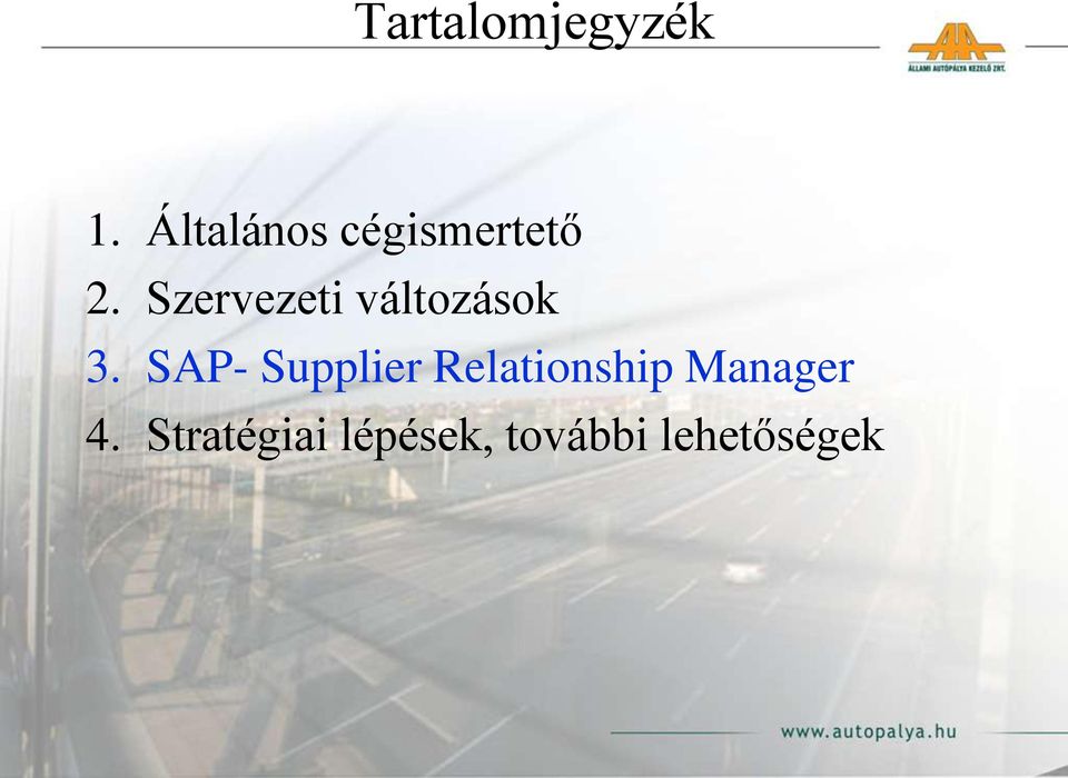 Szervezeti változások 3.