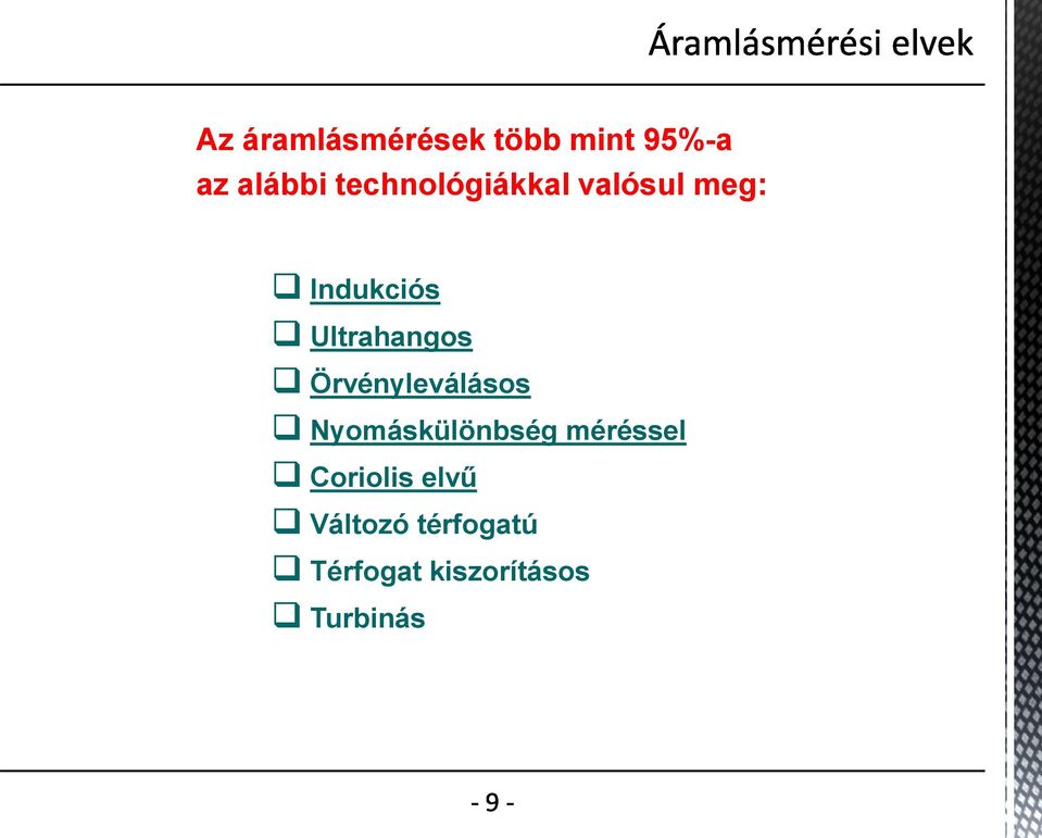 Ultrahangos Örvényleválásos Nyomáskülönbség