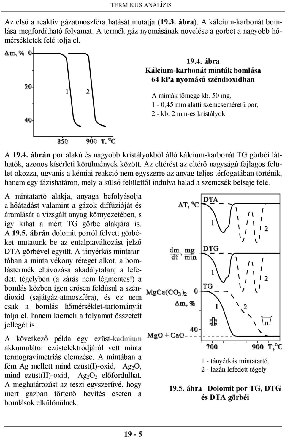 Az eltérést az eltérő nagyságú fajlagos felület okozza, ugyanis a kémiai reakció nem egyszerre az anyag teljes térfogatában történik, hanem egy fázishatáron, mely a külső felülettől indulva halad a