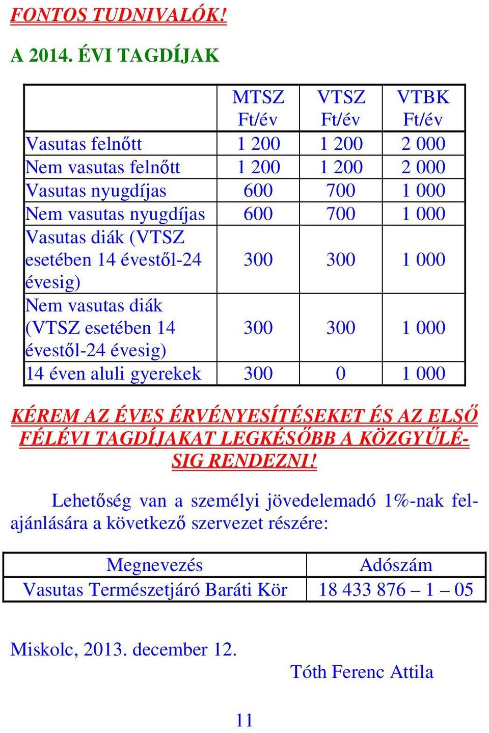 nyugdíjas 600 700 1 000 Vasutas diák (VTSZ esetében 14 évestől-24 300 300 1 000 évesig) Nem vasutas diák (VTSZ esetében 14 300 300 1 000 évestől-24 évesig) 14 éven aluli