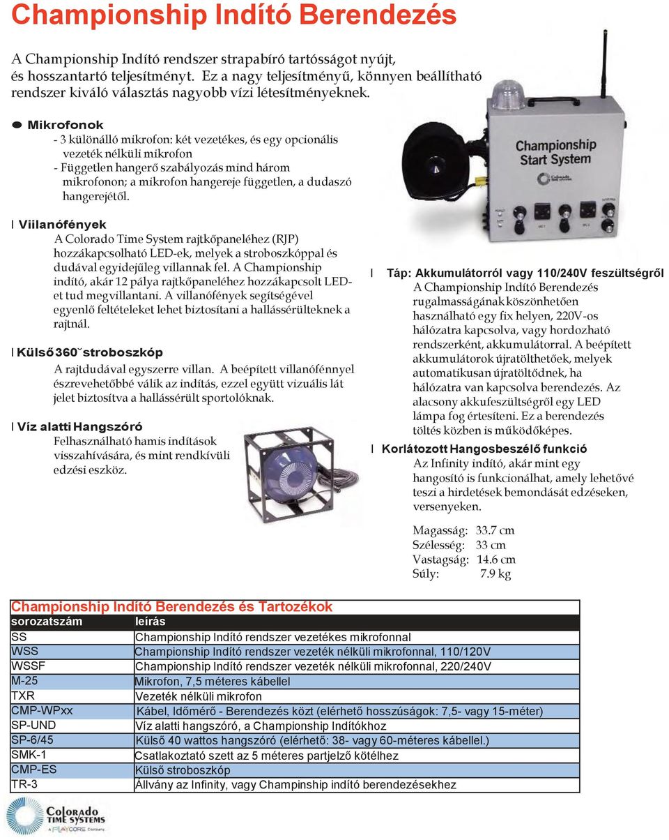Mikrofonok - 3 különálló mikrofon: két vezetékes, és egy opcionális vezeték nélküli mikrofon - Független hangerő szabályozás mind három mikrofonon; a mikrofon hangereje független, a dudaszó