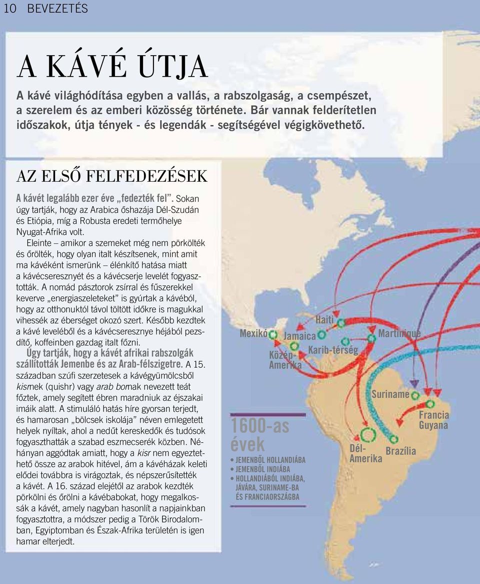 Sokan úgy tartják, hogy az Arabica őshazája Dél-Szudán és Etiópia, míg a Robusta eredeti termőhelye Nyugat-Afrika volt.