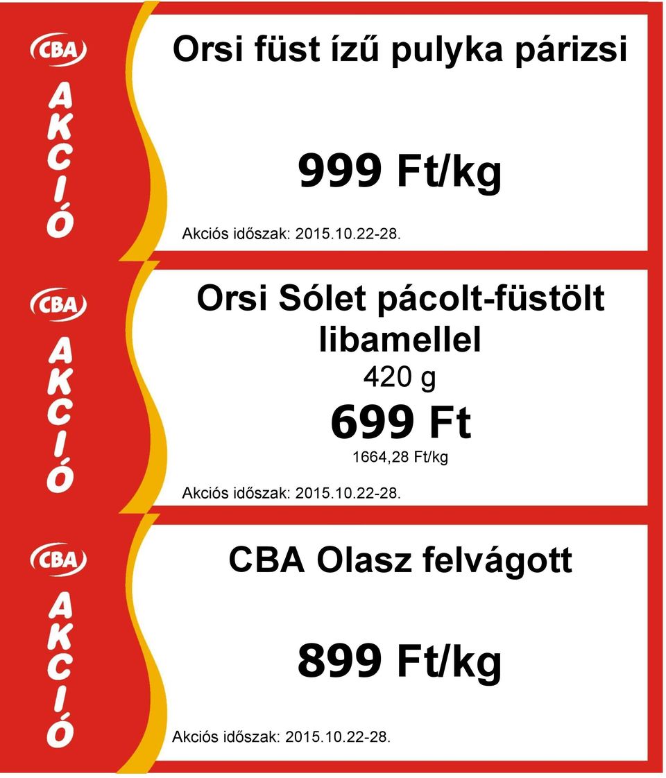 libamellel 420 g 699 Ft 1664,28