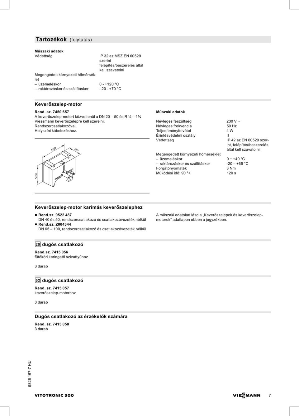 Névleges feszültség 230 V ~ Névleges frekvencia 50 Hz 4 W II Védettség IP 42 az EN 60529, felépítés/beszerelés üzemeléskor 0 +40 C raktározáskor és szállításkor -20 +65 C Forgatónyomaték 3 Nm