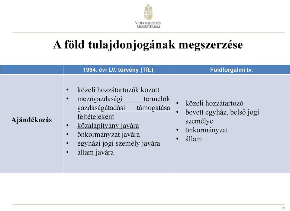 támogatása feltételeként közalapítvány javára önkormányzat javára egyházi jogi