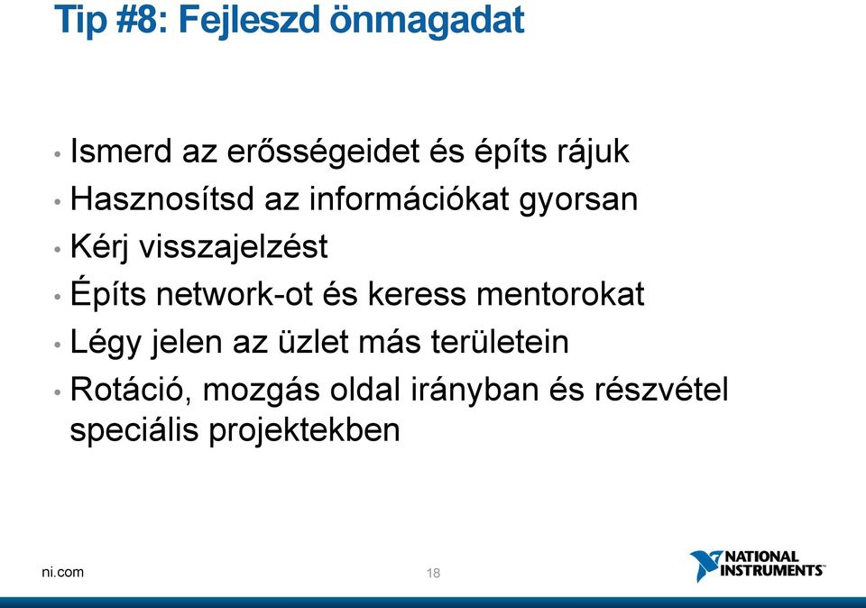 network-ot és keress mentorokat Légy jelen az üzlet más