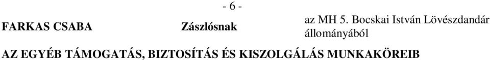 BÉKÉSI BERTOLD LÁSZLÓ Helyőrség Dandár az NKE Hadtudományi és Honvédtiszképző Kar BALÁZS TIBOR az MH Altiszti