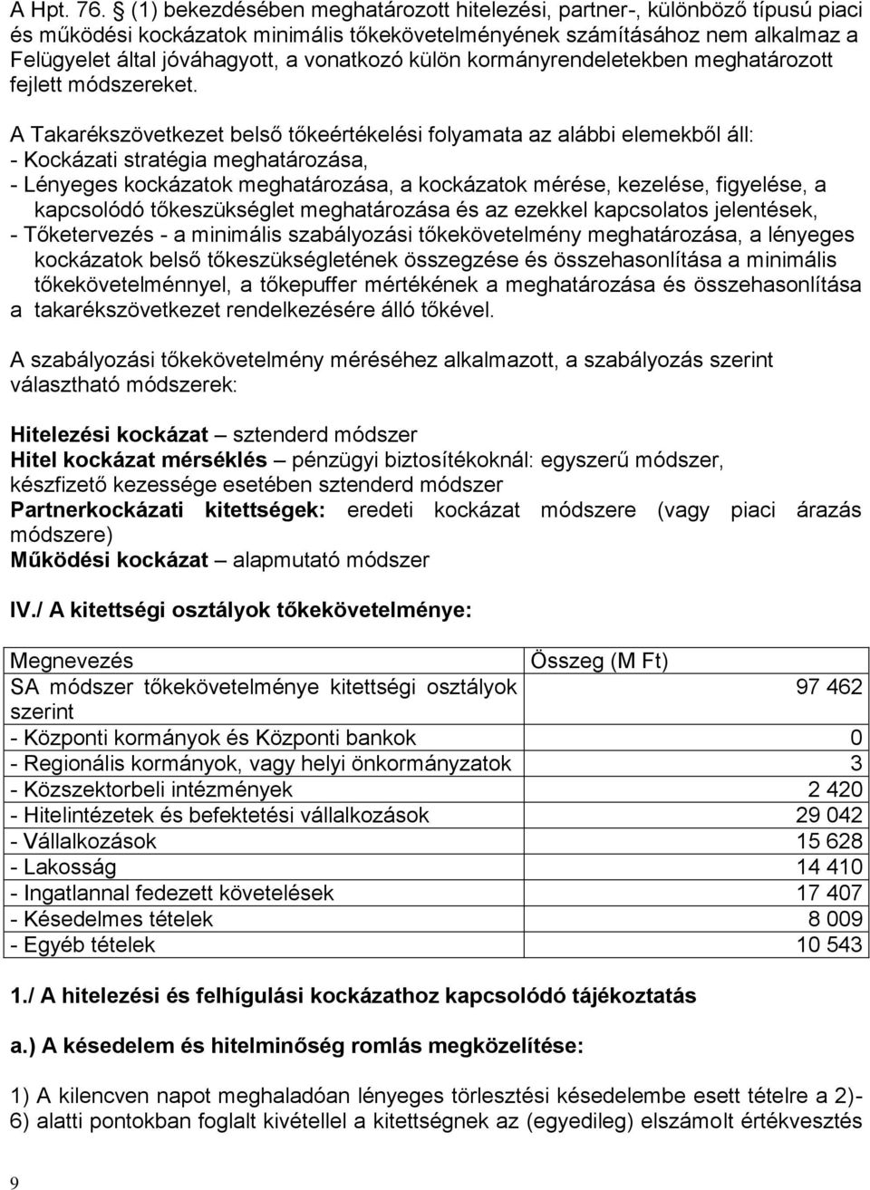 külön kormányrendeletekben meghatározott fejlett módszereket.