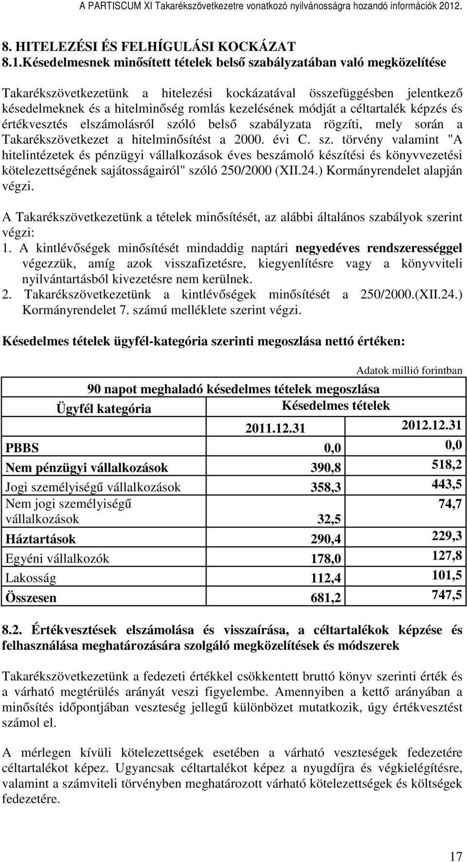 módját a céltartalék képzés és értékvesztés elszámolásról szó