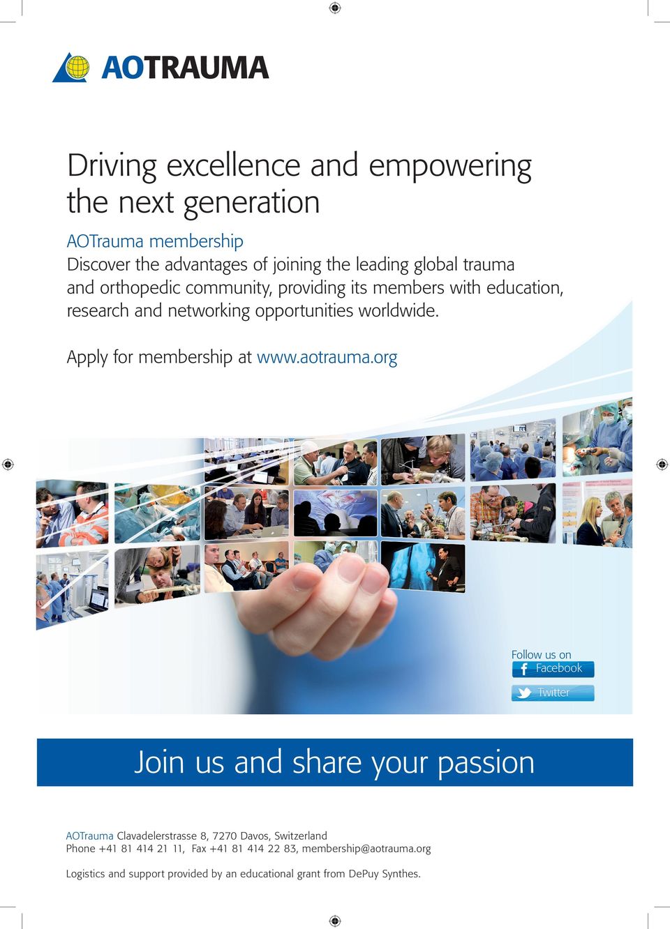 Apply for membership at www.aotrauma.