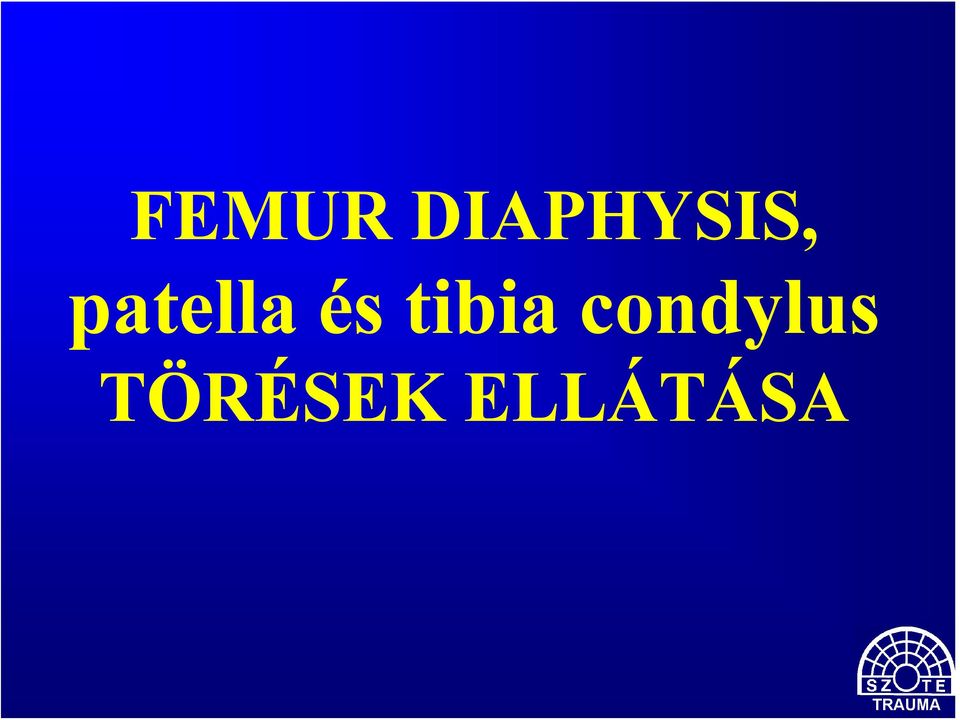 patella és