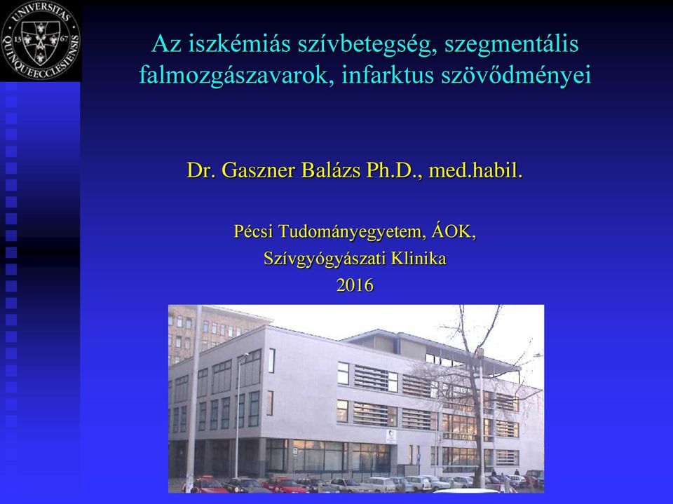Gaszner Balázs Ph.D., med.habil.