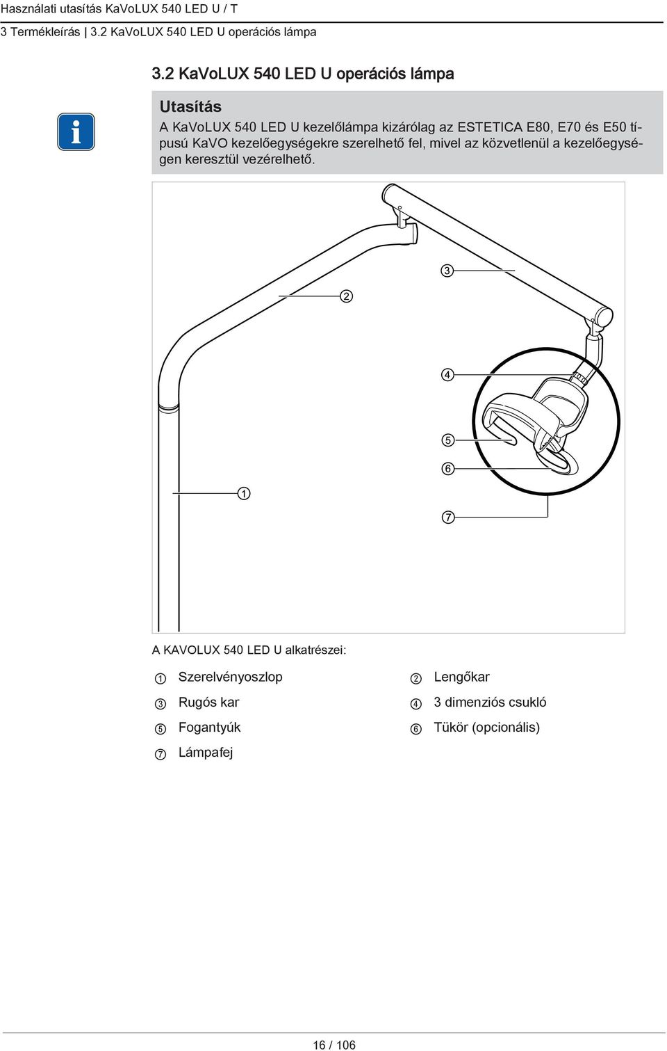 Használati utasítás. KaVoLUX 540 LED U / T. Mindig a biztos oldalon. - PDF  Ingyenes letöltés