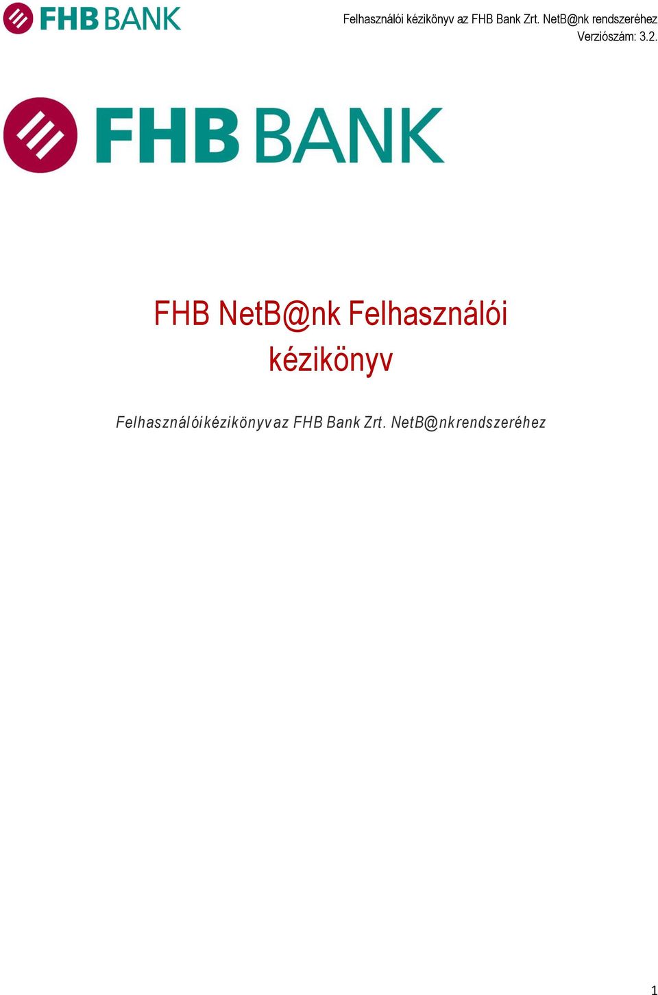 kézikönyv az FHB Bank