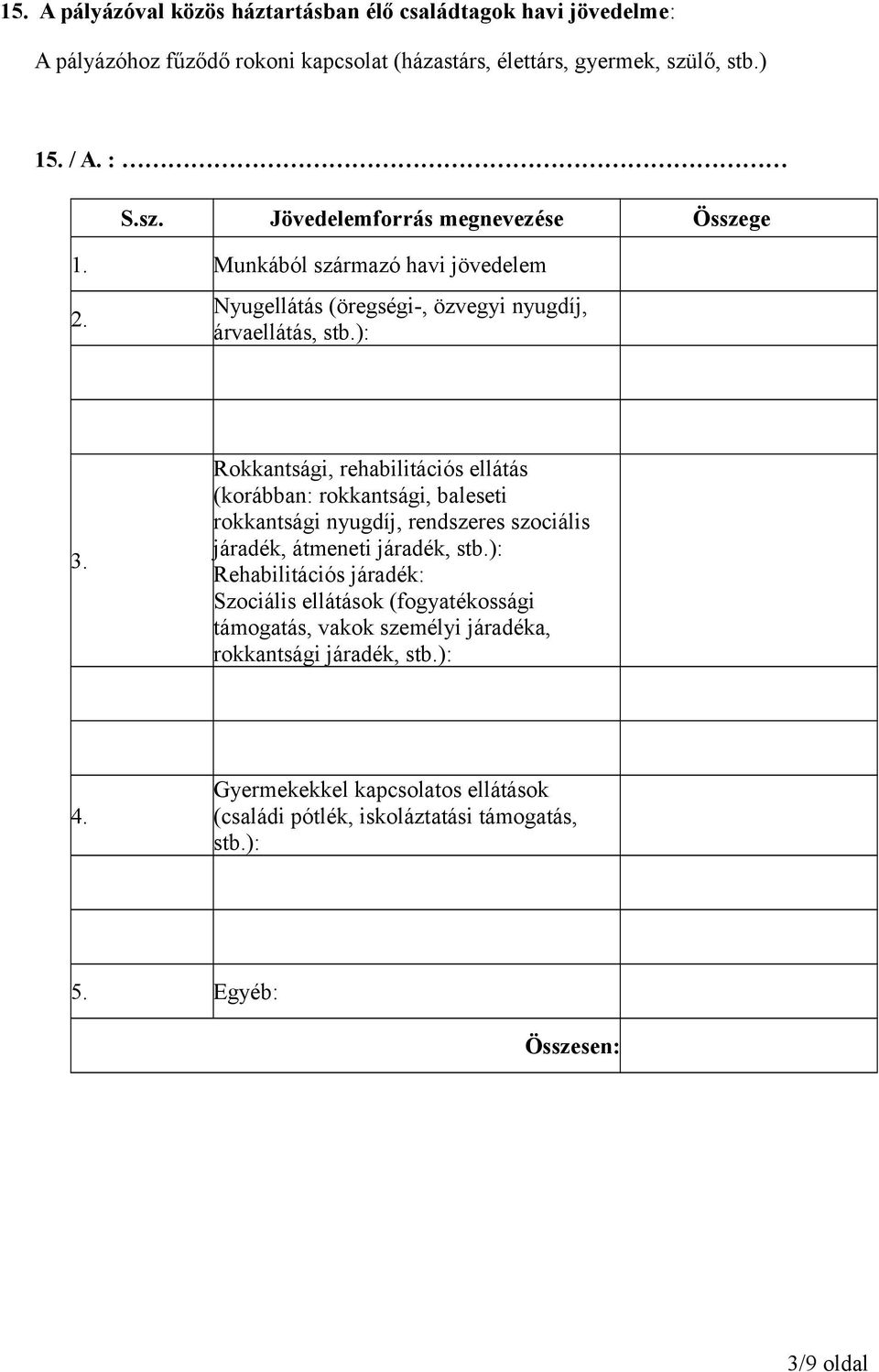 Rokkantsági, rehabilitációs ellátás (korábban: rokkantsági, baleseti rokkantsági nyugdíj, rendszeres szociális járadék, átmeneti járadék, stb.