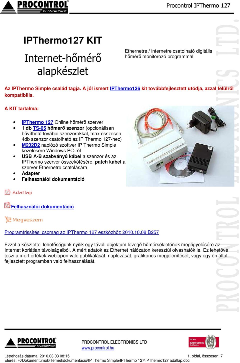 Internet-hőmérő alapkészlet - PDF Free Download