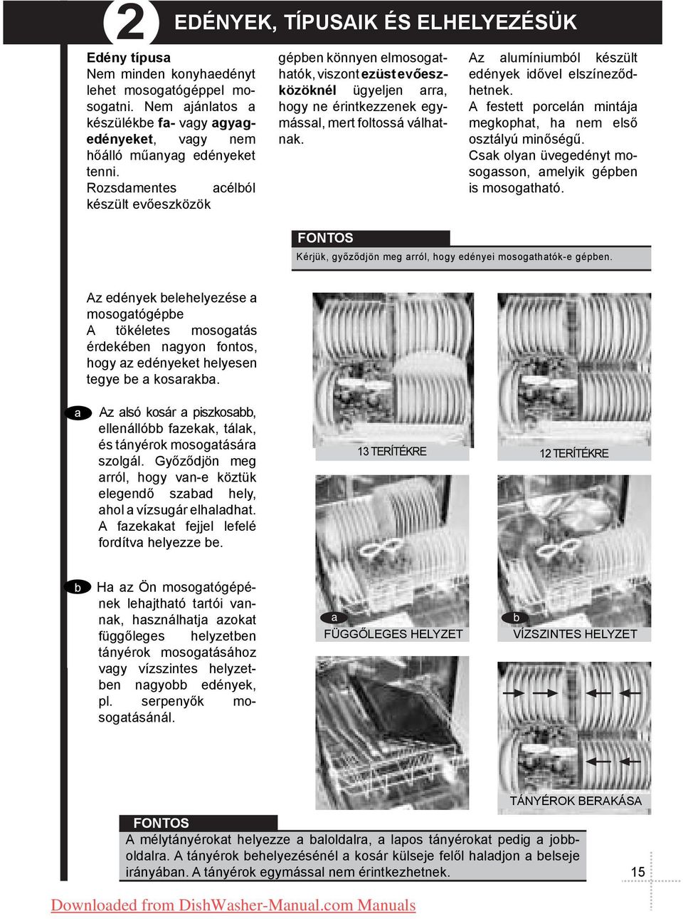 Fagor beépíthetõ mosogatógép - PDF Free Download