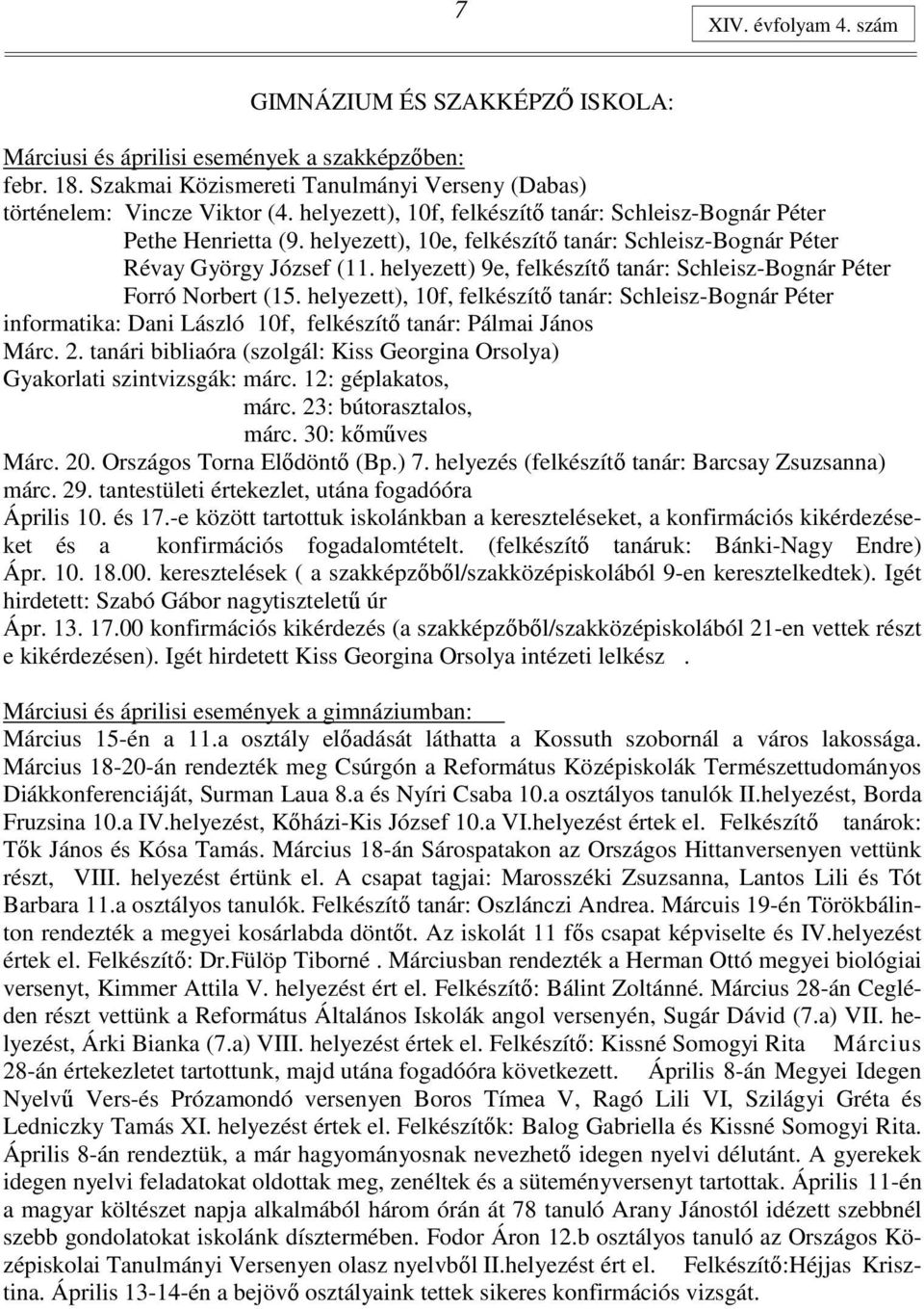 A nagykőrösi református gyülekezet húsvéti hírlevele - PDF Ingyenes letöltés