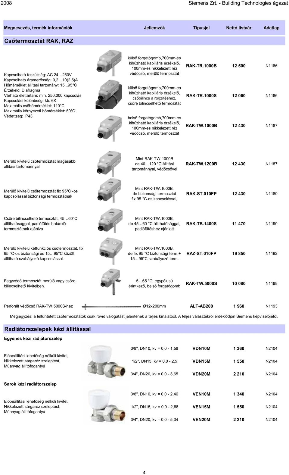 külső forgatógomb,700mm-es kihúzható kapilláris érzékelő, csőbilincs a rögzítéshez, csőre bilincselhető termosztát belső forgatógomb,700mm-es kihúzható kapilláris érzékelő, 100mm-es nikkelezett réz