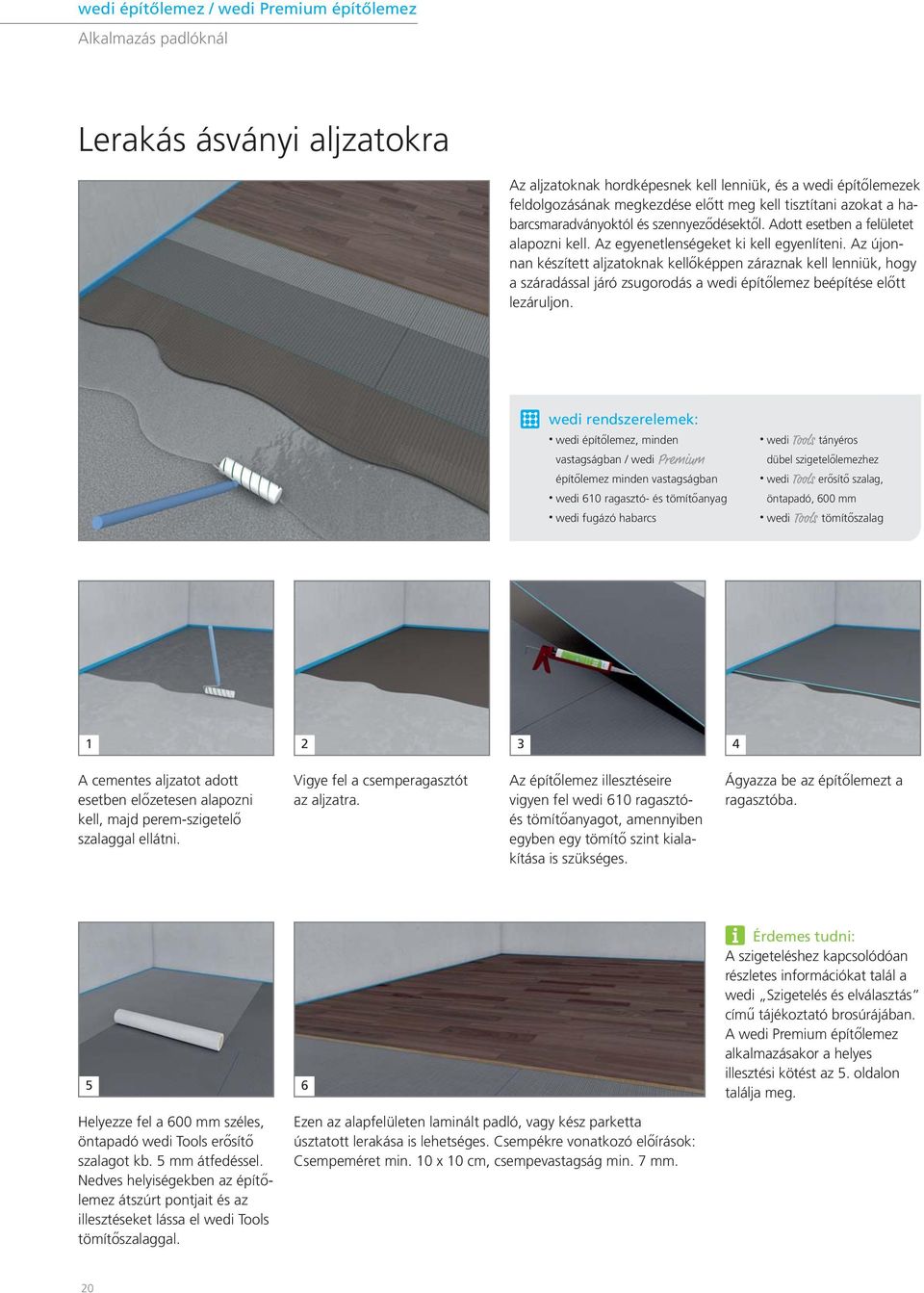 Építőlemezek beltéri alkalmazása. Tudnivalók és technika - PDF Free Download