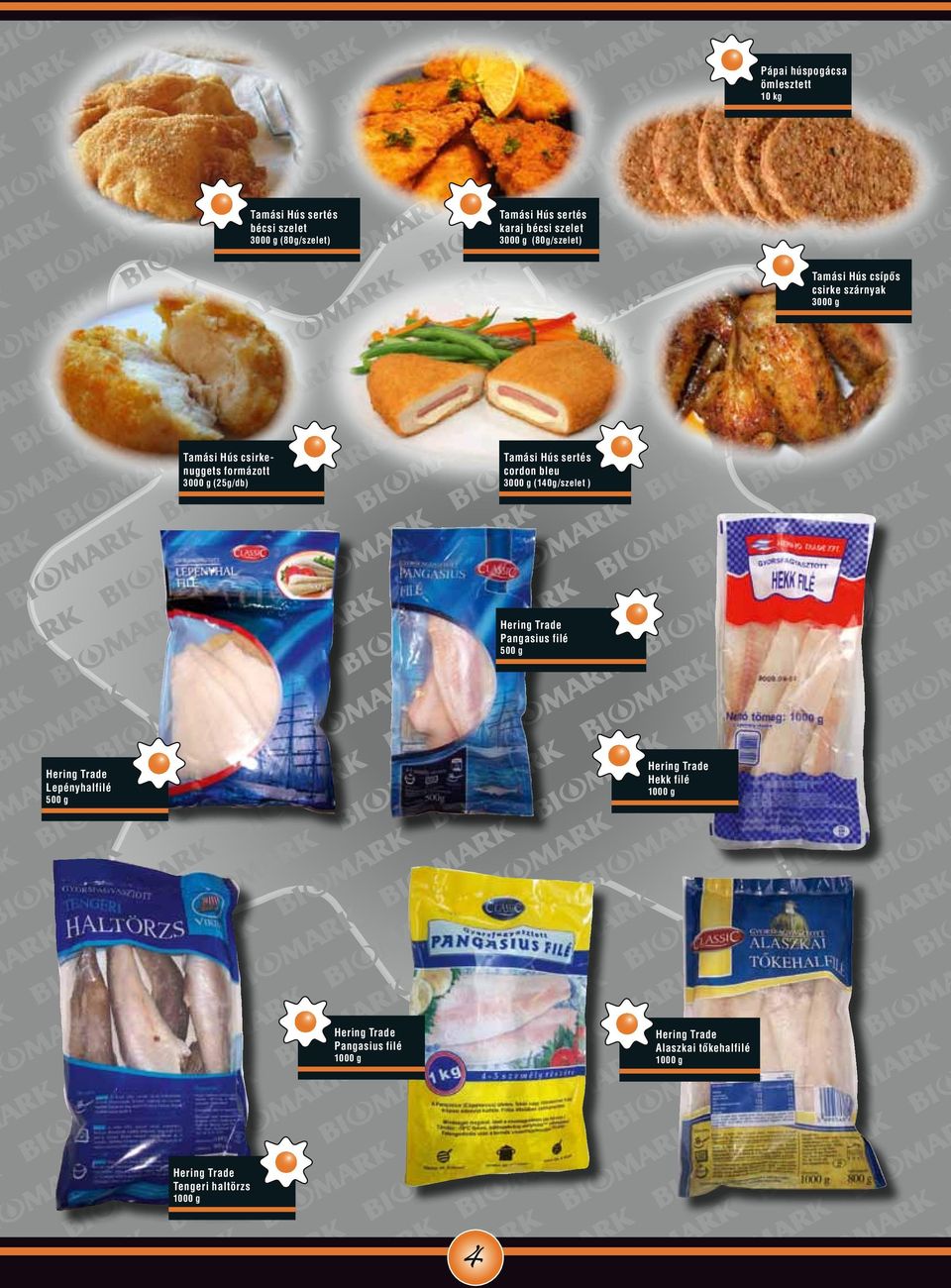 Hús csirke nuggets formázott Tamási Hús sertés cordon bleu 3000 g (25g/db) 3000 g (140g/szelet