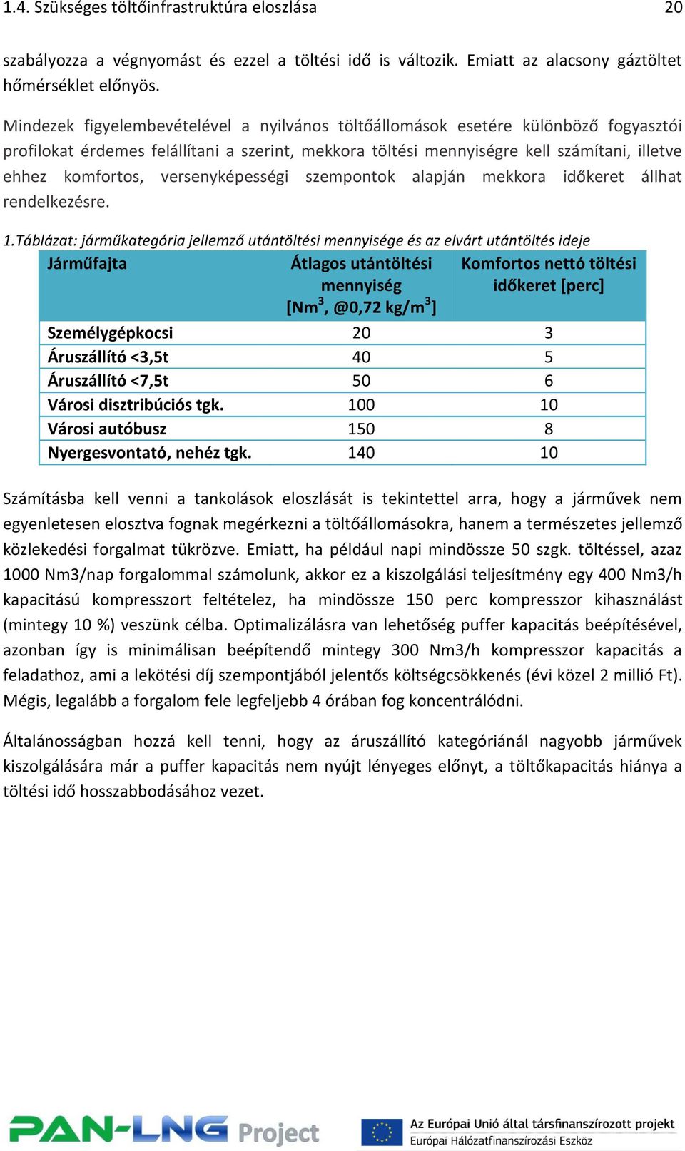 versenyképességi szempontok alapján mekkora időkeret állhat rendelkezésre. 1.