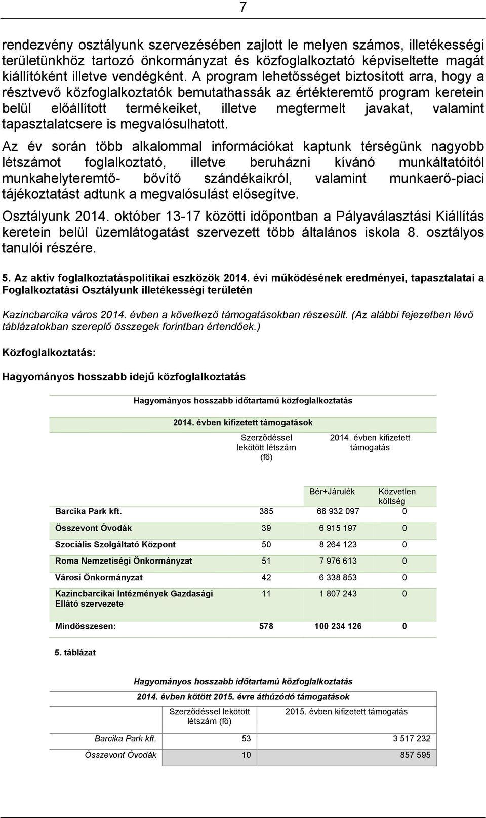 tapasztalatcsere is megvalósulhatott.