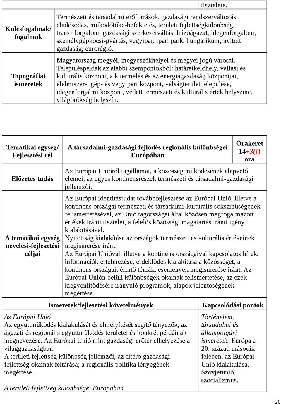 idegenforgalom, személygépkocsi-gyártás, vegyipar, ipari park, hungarikum, nyitott gazdaság, eurorégió. Magyarország megyéi, megyeszékhelyei és megyei jogú városai.