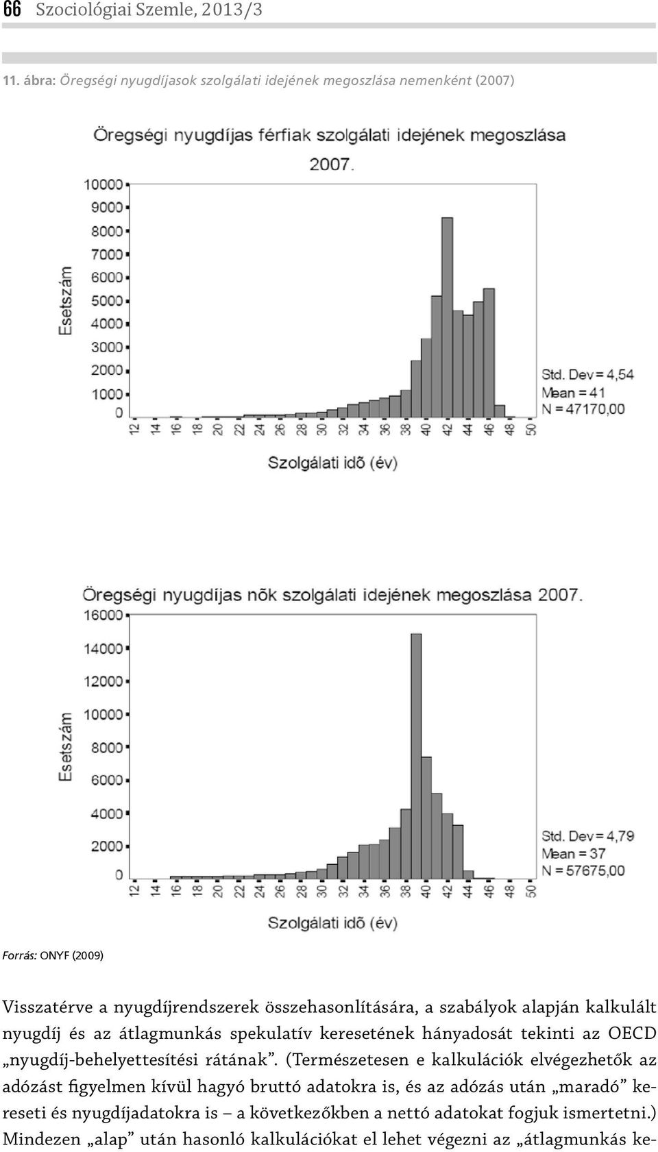 szabályok alapján kalkulált nyugdíj és az átlagmunkás spekulatív keresetének hányadosát tekinti az OECD nyugdíj-behelyettesítési rátának.