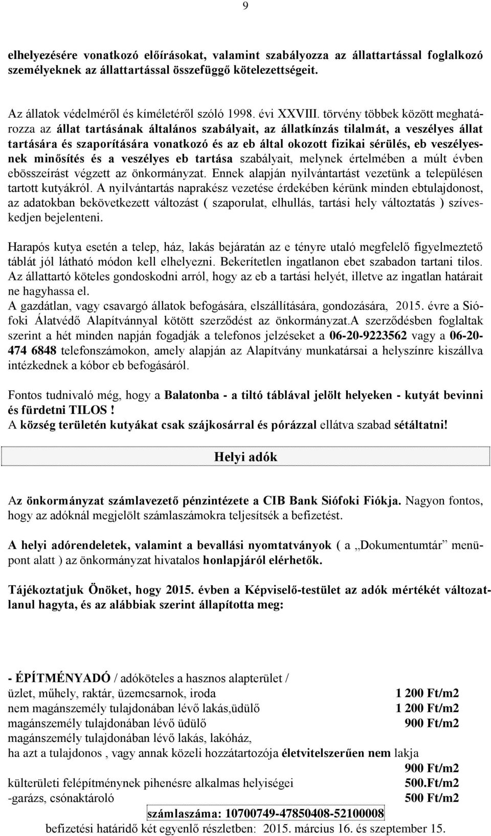 Nagyközségi Önkormányzat 8624 Balatonszárszó Hősök tere 1. Telefon: 84/ , ,  fax: 84/ - PDF Free Download