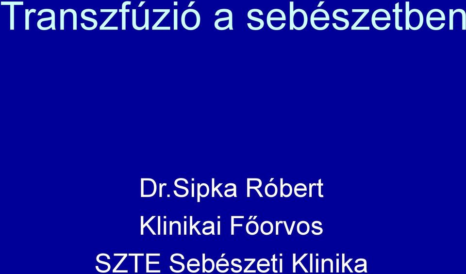 Sipka Róbert