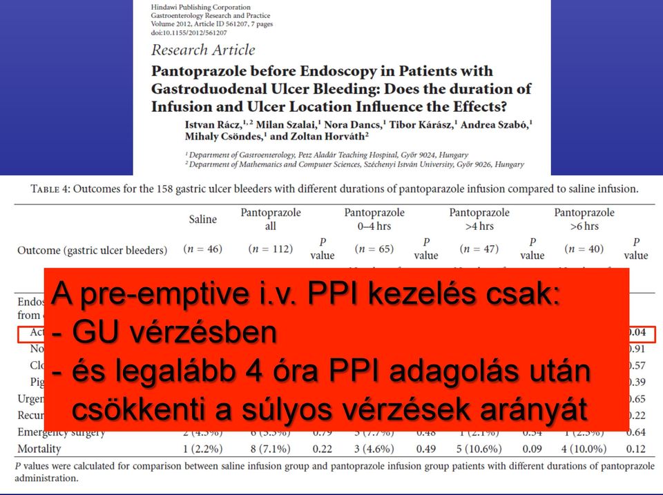 vérzésben - és legalább 4 óra