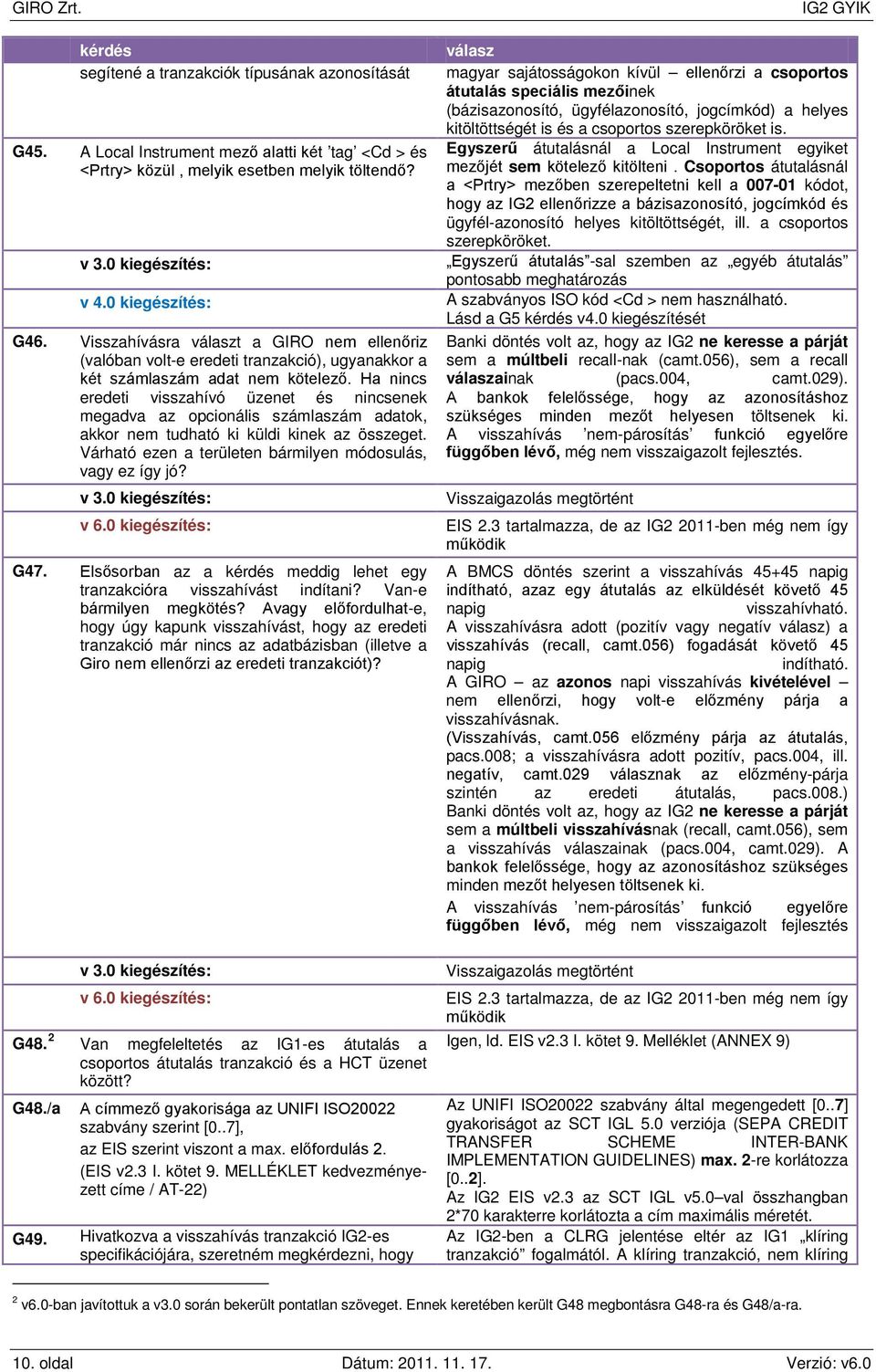 Ha nincs eredeti visszahívó üzenet és nincsenek megadva az opcionális számlaszám adatok, akkor nem tudható ki küldi kinek az összeget. Várható ezen a területen bármilyen módosulás, vagy ez így jó?