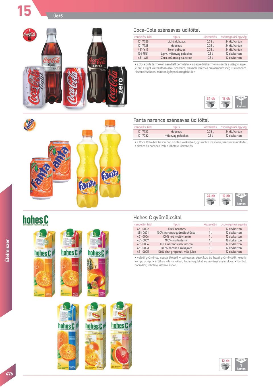kiszerelésekben, minden igénynek megfelelően 24 db 2 db Fanta narancs szénsavas üdítőital olási egység 0-7733 os 0,33 l 24 db/ 0-7732 műanyag palackos 0,5 l 2 db/ a Coca Cola-hoz hasonlóan szintén