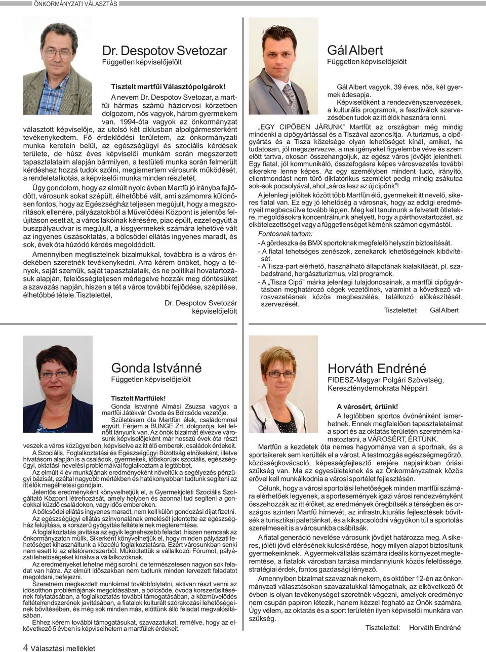 1994-óta vagyok az önkormányzat választott képviselője, az utolsó két ciklusban alpolgármesterként tevékenykedtem.