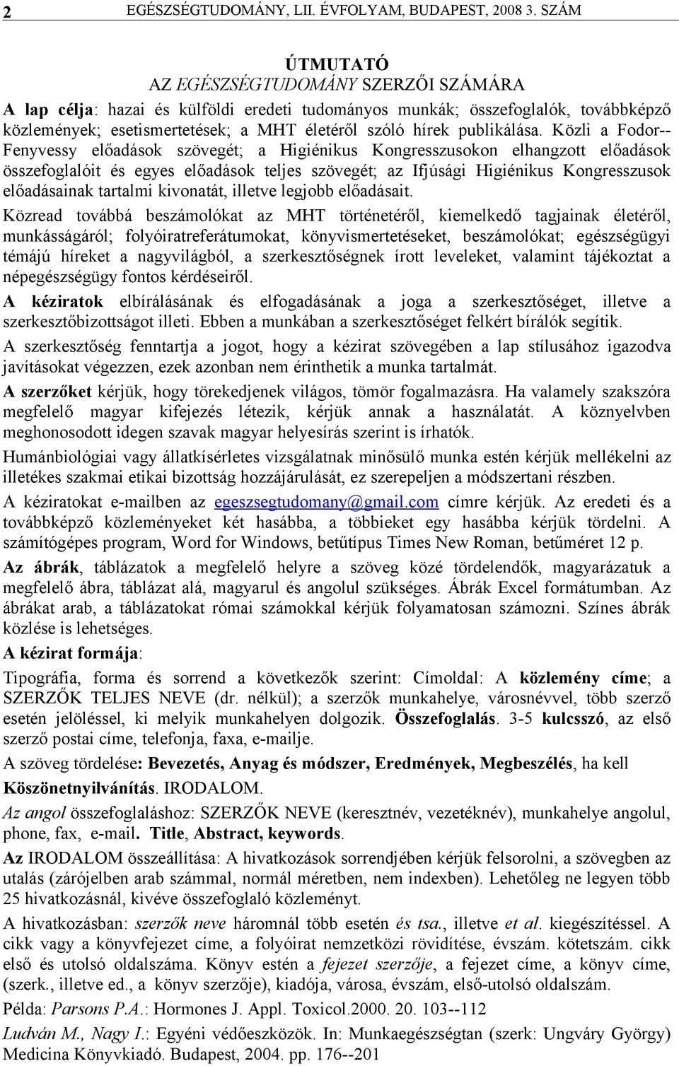 publikálása.