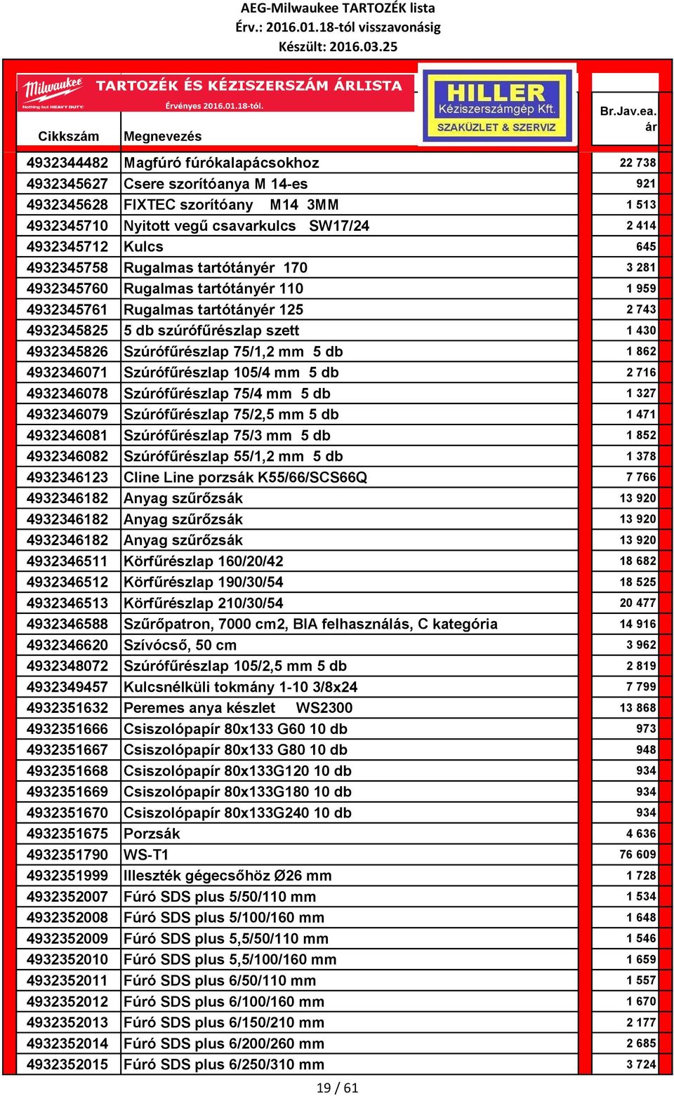 75/1,2 mm 5 db 1 862 4932346071 Szúrófűrészlap 105/4 mm 5 db 2 716 4932346078 Szúrófűrészlap 75/4 mm 5 db 1 327 4932346079 Szúrófűrészlap 75/2,5 mm 5 db 1 471 4932346081 Szúrófűrészlap 75/3 mm 5 db 1