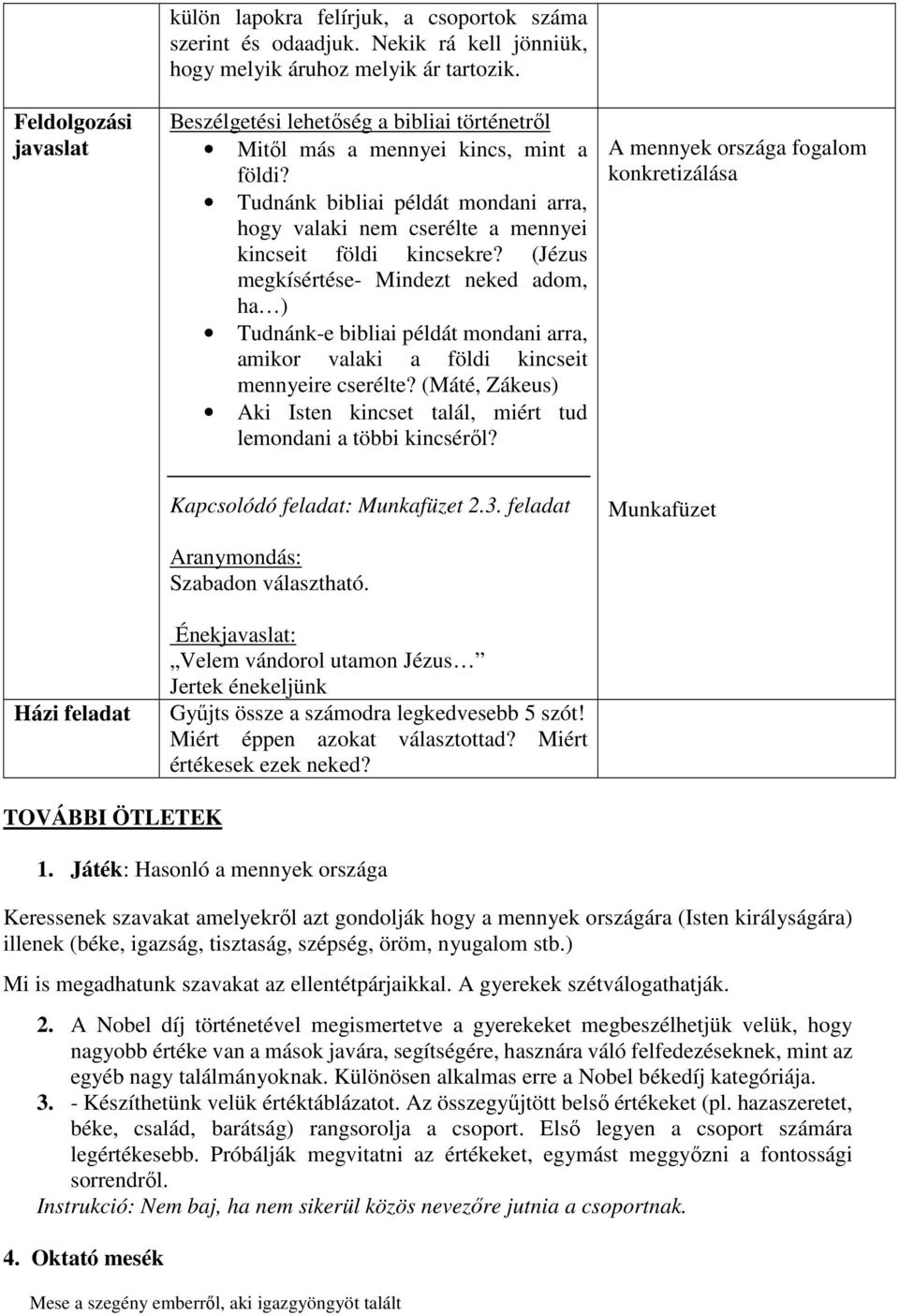 (Jézus megkísértése- Mindezt neked adom, ha ) Tudnánk-e bibliai példát mondani arra, amikor valaki a földi kincseit mennyeire cserélte?