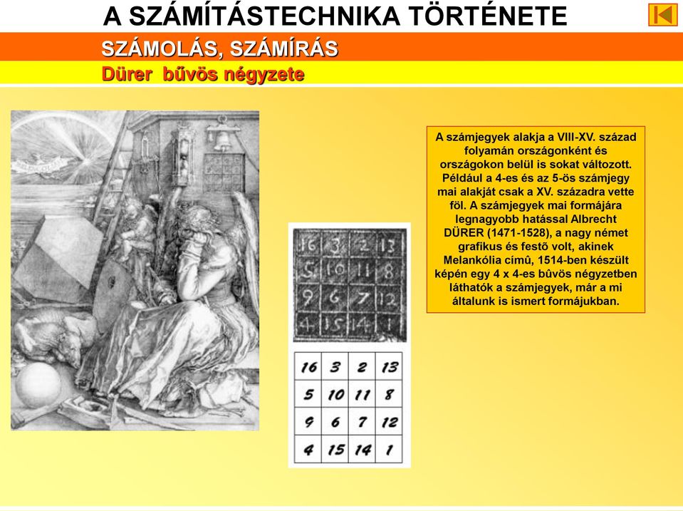 Például a 4-es és az 5-ös számjegy mai alakját csak a XV. századra vette föl.