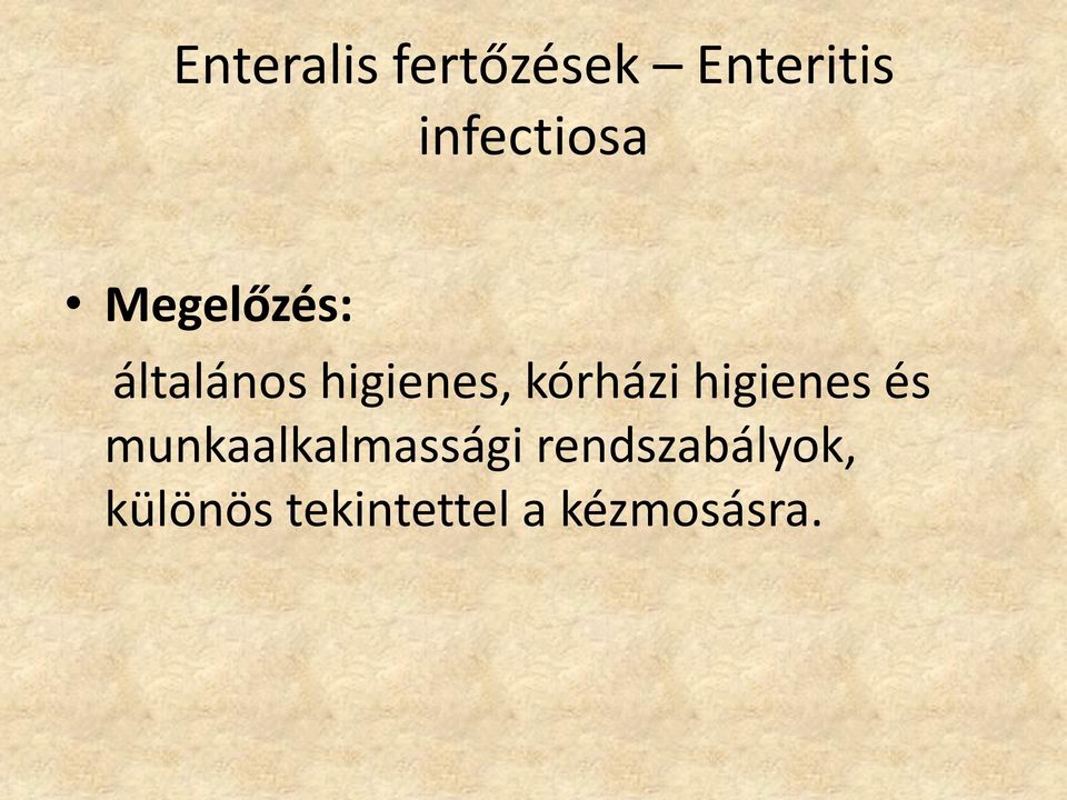 higienes, kórházi higienes és