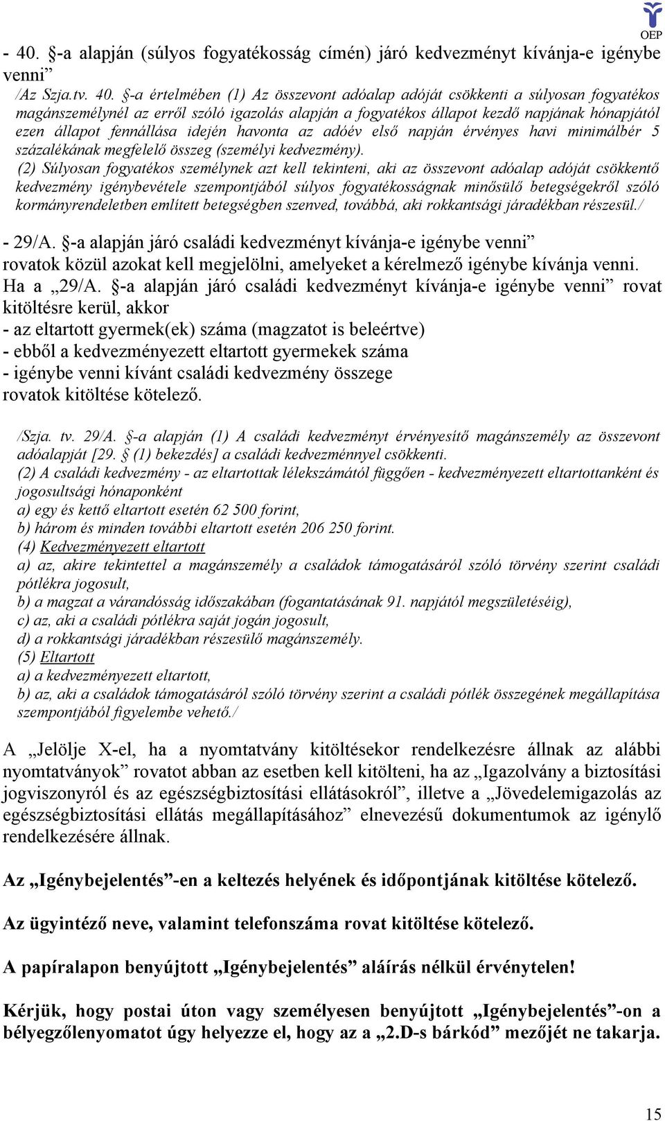 (személyi kedvezmény).