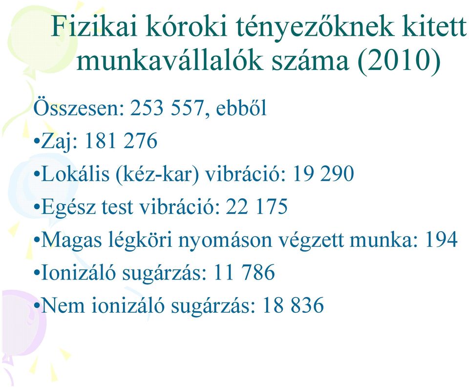 vibráció: 19 290 Egész test vibráció: 22 175 Magas légköri