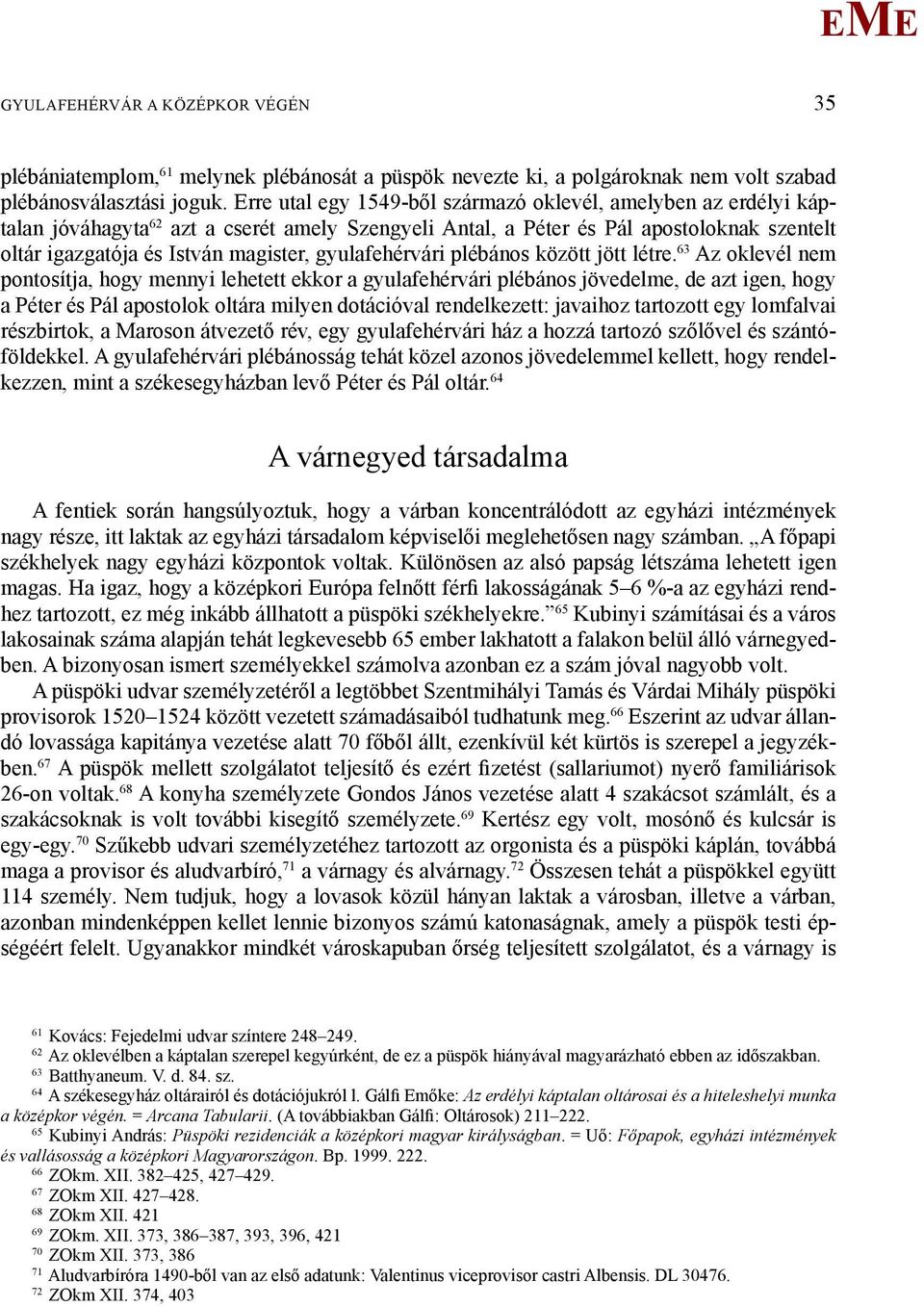 gyulafehérvári plébános között jött létre.